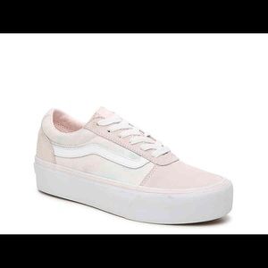 VANS Ward / Old Skool Pink Platform Sneaker Size 9